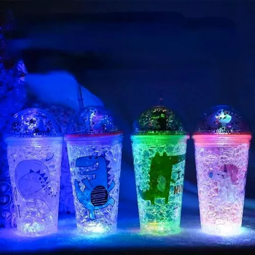 Vaso de diseño con iluminación