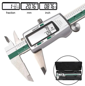 Calibrador Vernier digital con pantalla LCD