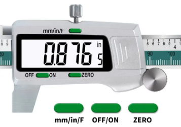 Calibrador Vernier digital con pantalla LCD