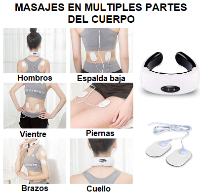 Masajeador de Cuello y Hombros + Pilas POCAS UNIDADES!!